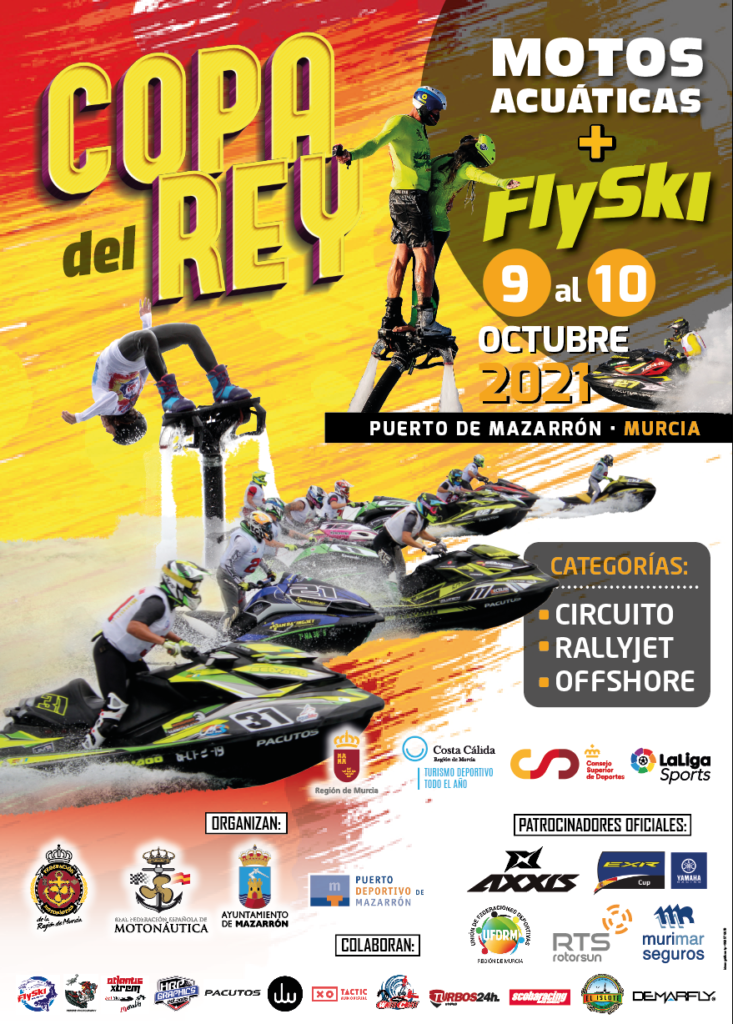Copa del Rey motos de agua y Flyski 2021